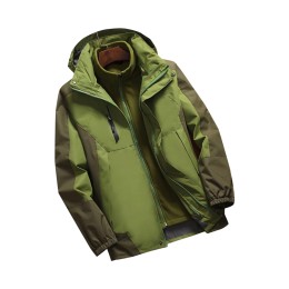 Personally designed outdoor mountaineering suit custom-made detachable thickened liner jacket three-in-one windbreaker jacket jacket SKJ090 Personally designed outdoor mountaineering suit custom-made detachable thickened liner jacket three-in-one windbreaker jacket jacket SKJ090
